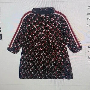 CATIMINI GIRLS DRESS TULIP PRINT SIZE 10